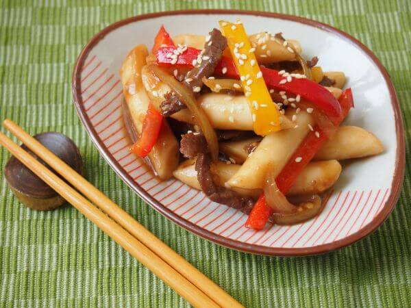 Tự làm bánh gạo Hàn Quốc xào thịt bò tại nhà 16