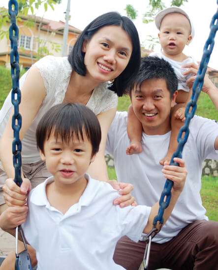 gia đình hạnh phúc