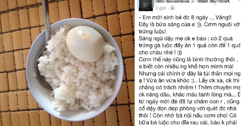 Xót xa những mâm cơm nhà chồng để phần con dâu ở cữ 39 Xót xa những mâm cơm nhà chồng để phần con dâu ở cữ 11