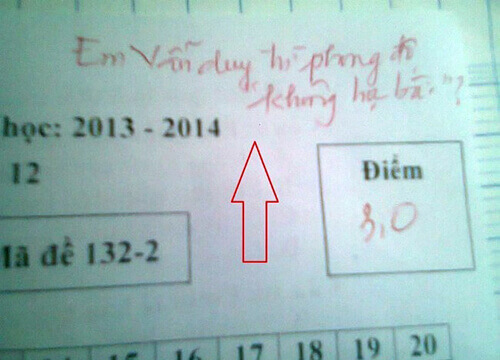 Bật cười với những lời phê "bá đạo" của các thầy cô giáo 44 Bật cười với những lời phê "bá đạo" của các thầy cô giáo 16