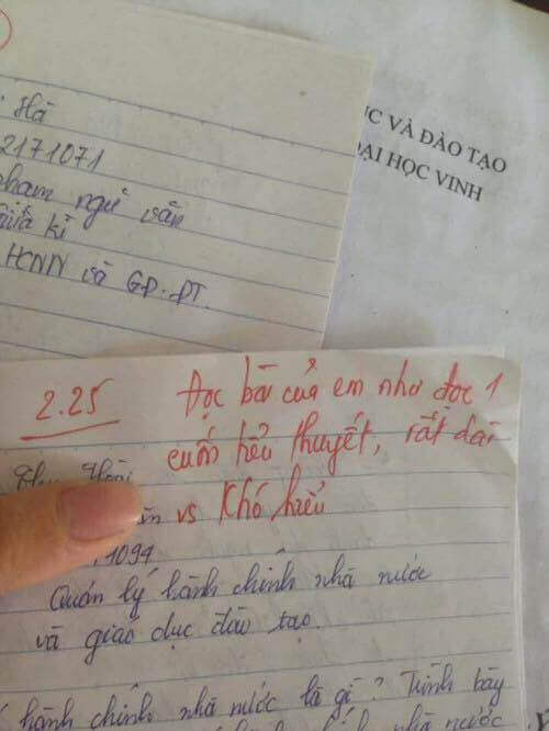 Bật cười với những lời phê "bá đạo" của các thầy cô giáo 49 Bật cười với những lời phê "bá đạo" của các thầy cô giáo 21
