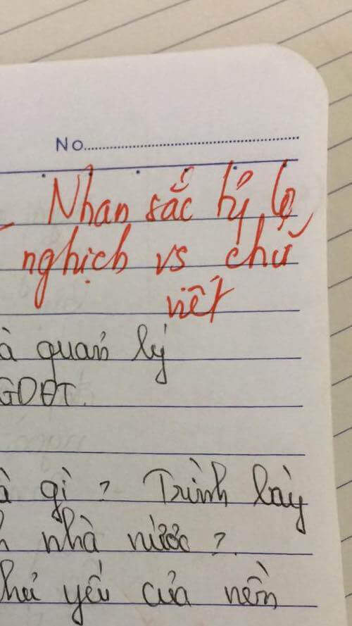 Bật cười với những lời phê "bá đạo" của các thầy cô giáo 50 Bật cười với những lời phê "bá đạo" của các thầy cô giáo 22