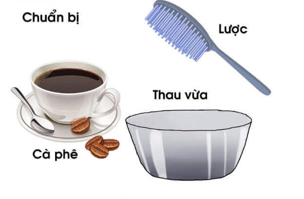 nhuộm t&oacute;c bằng c&agrave; ph&ecirc; 