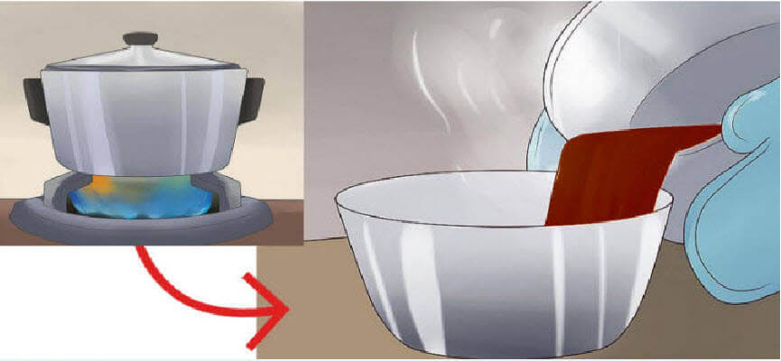 nhuộm t&oacute;c bằng c&agrave; ph&ecirc; 