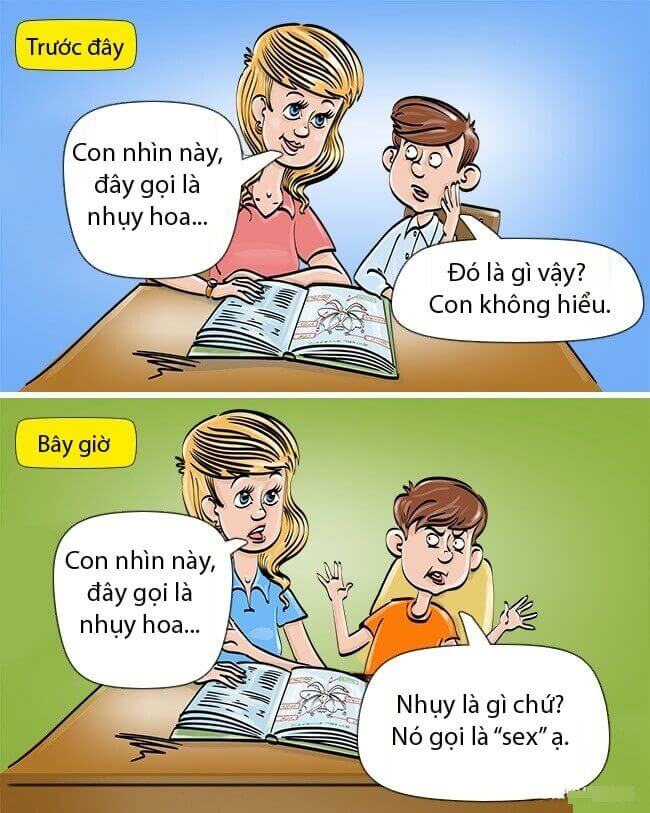Bộ ảnh phản ánh sự khác biệt giữa trẻ em xưa và nay 14