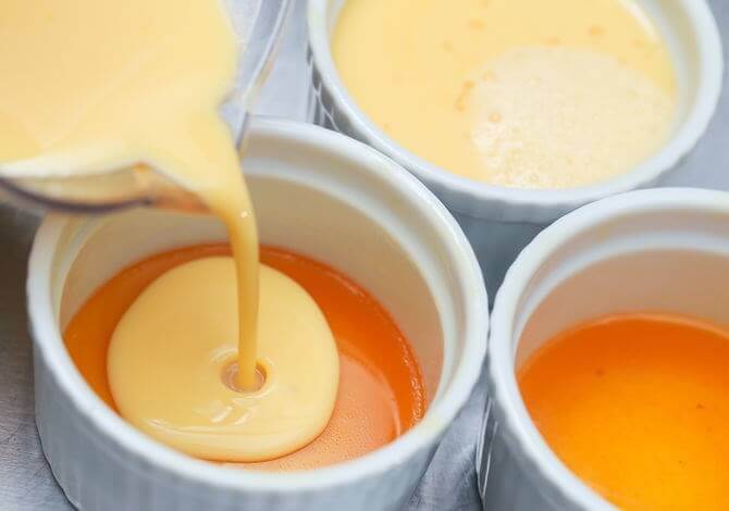 Cách làm bánh flan bằng sữa tươi mịn tan ngay trong miệng 47 Cách làm bánh flan bằng sữa tươi 3