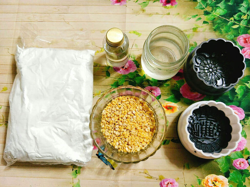 c&aacute;ch l&agrave;m b&aacute;nh trung thu dẻo nh&acirc;n đậu xanh 