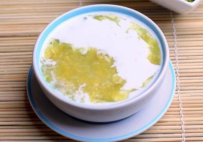 Cách nấu chè đậu xanh nước cốt dừa thanh mát 41 chè đậu xanh nước cốt dừa
