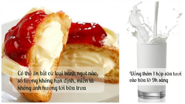 chế độ ăn tăng c&acirc;n trong 1 tuần 