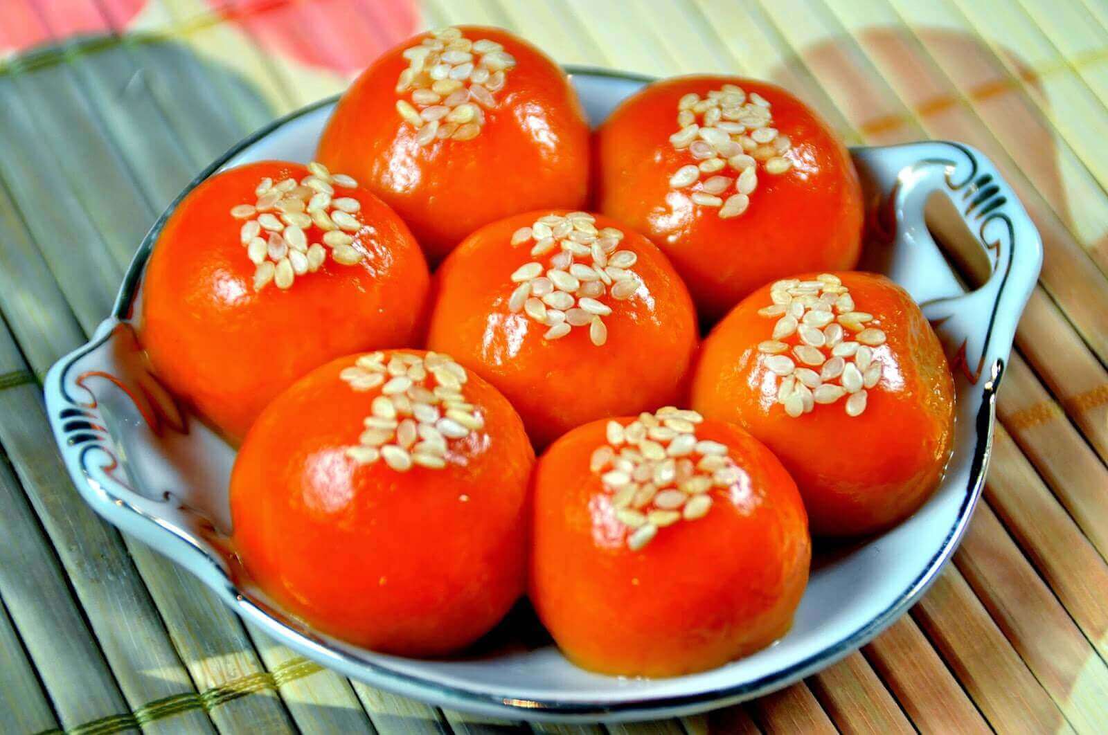 Món ăn ngon ngày Tết: Bánh gấc đỏ rực rước tài lộc vào nhà 33 Món ăn ngon ngày Tết: Bánh gấc đỏ rực rước tài lộc vào nhà 5