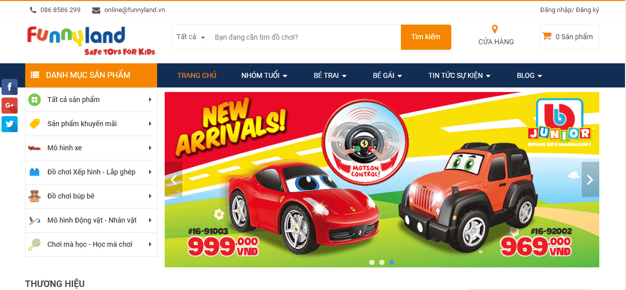 Mua đồ chơi trẻ em ở đâu chất lượng tốt, giá cả phải chăng? 40 Funnyland