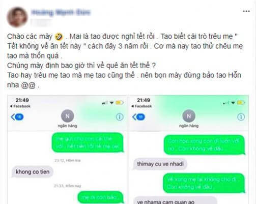 Sặc cười với trào lưu tin nhắn “tết này con không về” 11