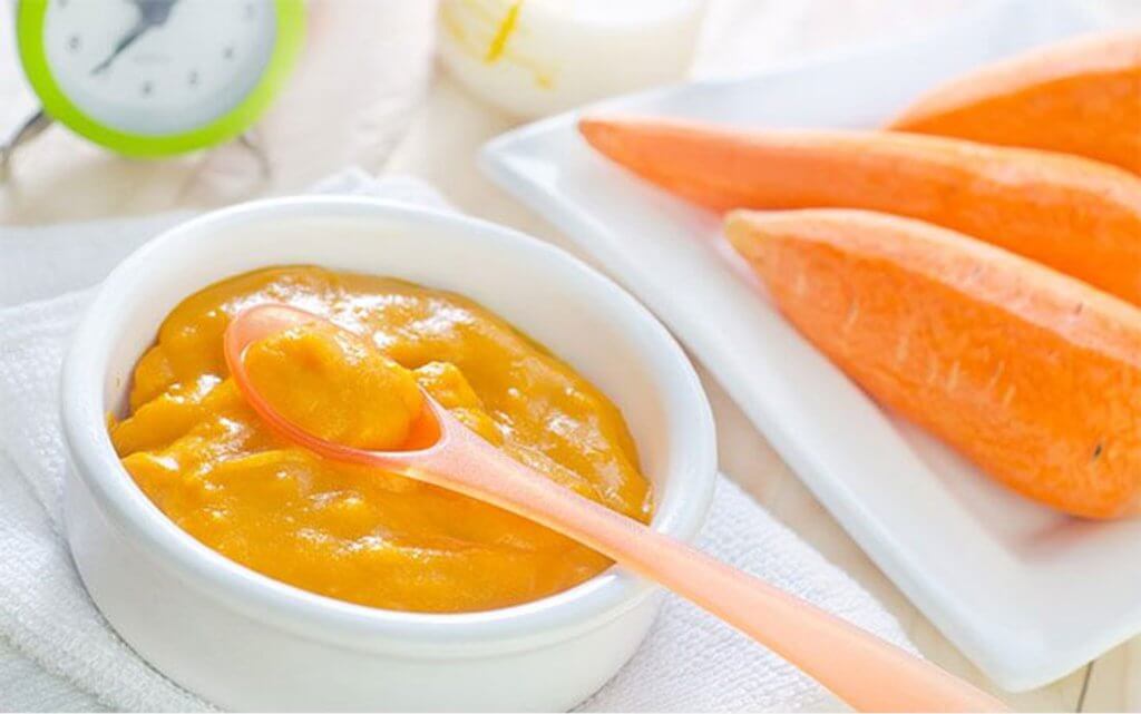 cháo óc heo cà rốt