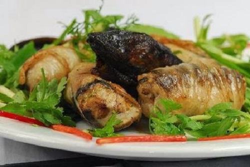 Lươn nướng mỡ chài