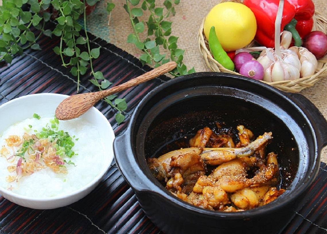 Mách mẹ cách làm 2 món cháo ếch, cháo hải sản ấm lòng ngày Đông 5