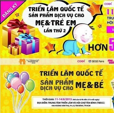 Triển lãm Quốc tế Sản phẩm - Dịch vụ cho Mẹ & Trẻ em 2015 lần thứ 2 3