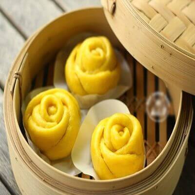 Đổi vị cho bé yêu bằng món bánh bao bí đỏ 8
