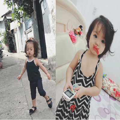 Dân mạng xuýt xoa vì cô bé giống hệt con gái Elly Trần 6