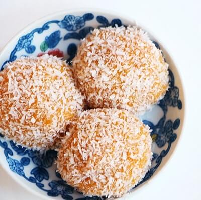 Cuối tuần đãi cả nhà món bánh Mochi bí đỏ thơm ngon 18