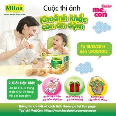 Thể lệ cuộc thi ảnh Khoảnh Khắc Con Ăn Dặm 3