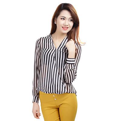 Bí quyết chọn áo sơ mi nữ phù hợp với dáng người 3