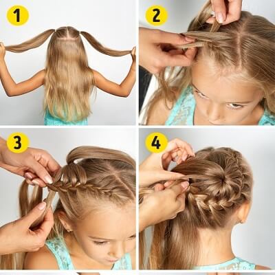 4 kiểu tóc cho bé cưng xinh như công chúa 3