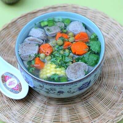 Ngon bổ canh củ nấu bò viên 4