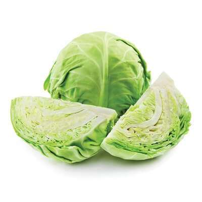 Bắp cải luộc trắng ngần