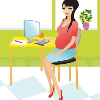 9 bí quyết giúp bầu thoải mái nơi công sở 3