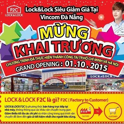 Lock&Lock khai trương cửa hàng giảm giá tại Vincom Đà Nẵng 5