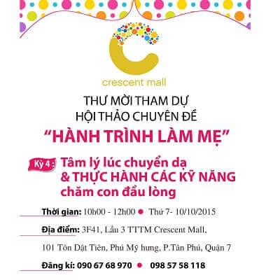 Hội thảo: “Tâm lý lúc chuyển dạ & thực hành kỹ năng chăm con đầu lòng” 4