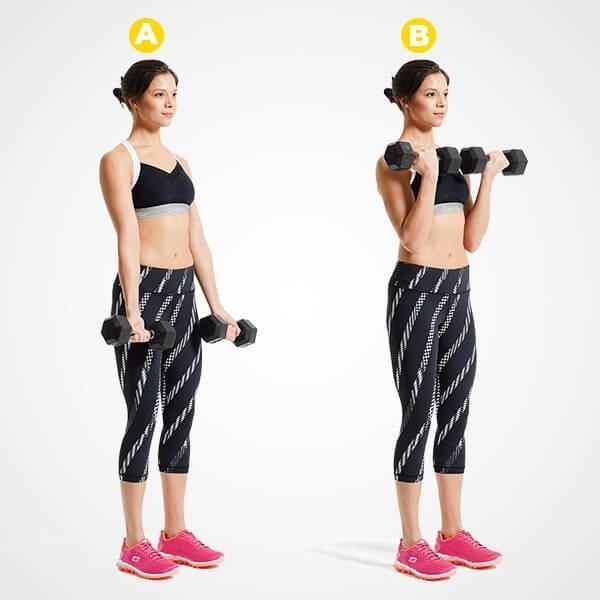 Nhanh chóng lấy lại cánh tay thon nhờ bài tập 4 động tác đơn giản 7