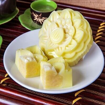 Bánh Trung Thu rau câu nhân sầu riêng mát lạnh, thơm lừng 3