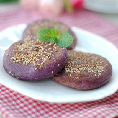 Bánh khoai lang tím phô mai cho bữa sáng 10