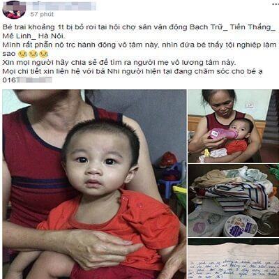 Lại có bé trai một tuổi bị mẹ bỏ rơi cạnh gầm xe tải 5
