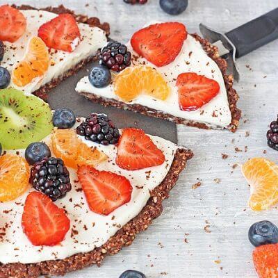 Cùng trẻ làm bánh Pizza trái cây lạ mắt, ngon miệng 3