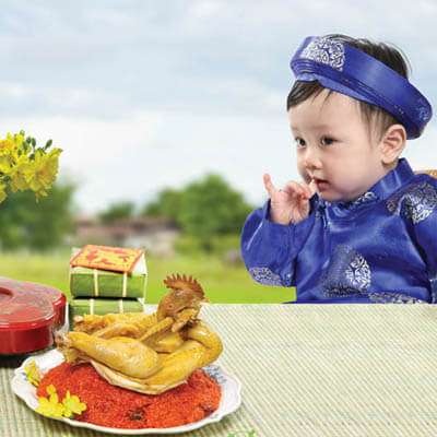 Bữa ăn của bé khi đi chơi xa 14