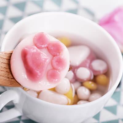 Học lỏm cách làm bánh bao hình tay mèo đẹp mắt ngon miệng 11