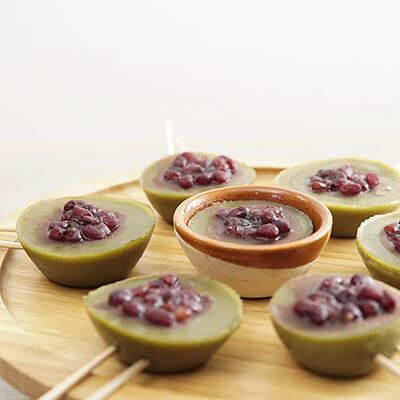 Cách làm bánh pudding trà xanh đậu đỏ thết đãi cả nhà 5