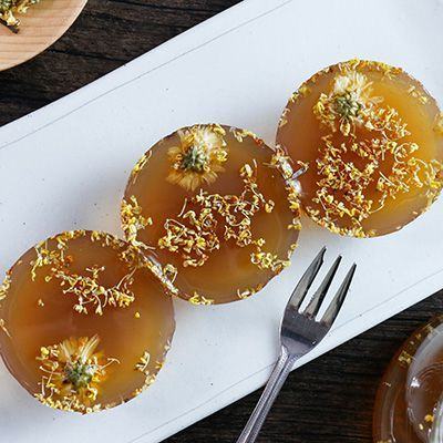 Thạch trà hoa cúc mật ong vừa lạ, vừa ngon 15