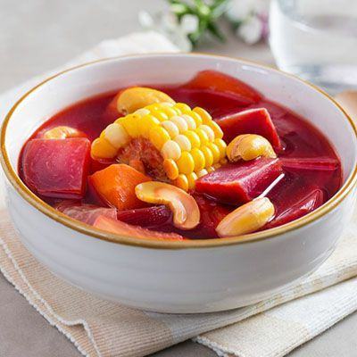 Ngọt mát, bổ dưỡng với canh củ dền nấu hạt điều 12