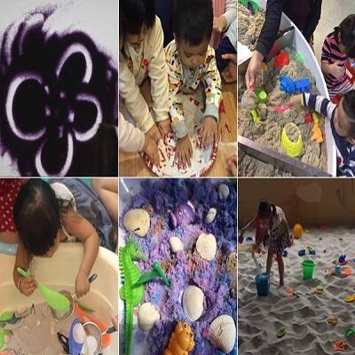 Nhóm trò chơi với cát và nước giúp bé phát triển toàn diện 6
