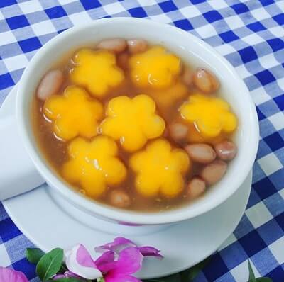 Chè bí đỏ đậu phộng. Rất dễ, rất ngon 10