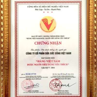 Sản phẩm CaloSure đạt chứng nhận mới 3