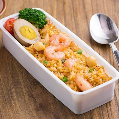 Cơm chiên kim chi hải sản ăn là ghiền 14