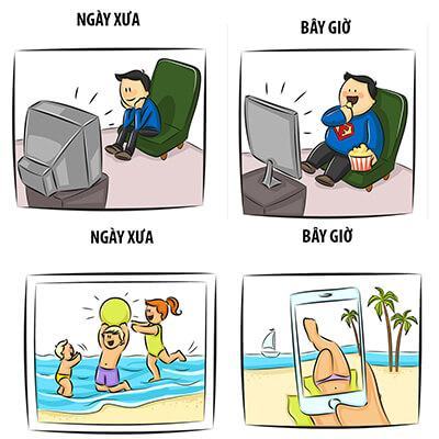 Bộ ảnh cho thấy sự khác nhau "khủng khiếp" của cuộc sống xưa và nay 21