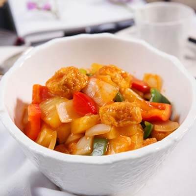 Cuối tuần chiêu đãi cả nhà món đậu hũ trứng xào chua ngọt ngon miệng đẹp mắt 15