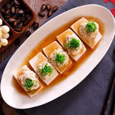 Đậu hũ hấp tôm thịt ngon cơm bổ dưỡng 15