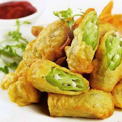Đậu bắp chiên giòn ngon miệng cho mùa chay 11