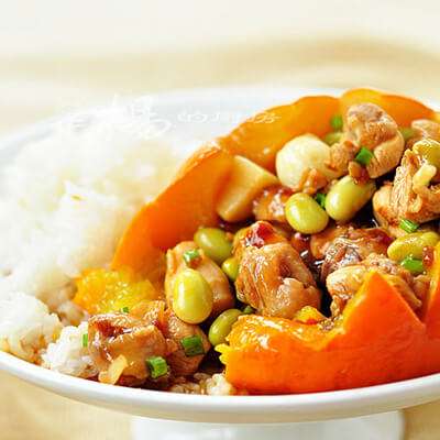 Gà hấp bí đỏ - bổ dưỡng cho não 6